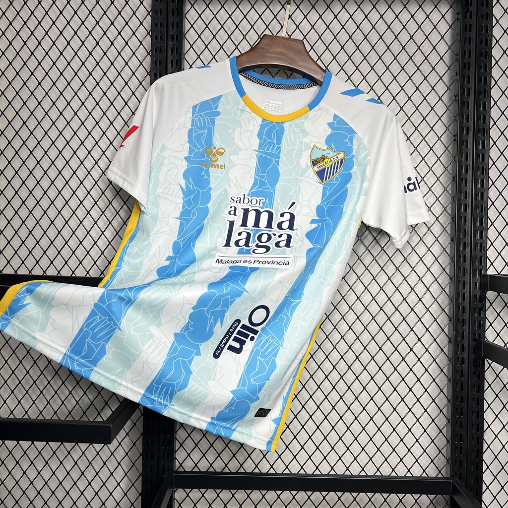 Camisa Malaga Home 24/25 - Torcedor Masculina