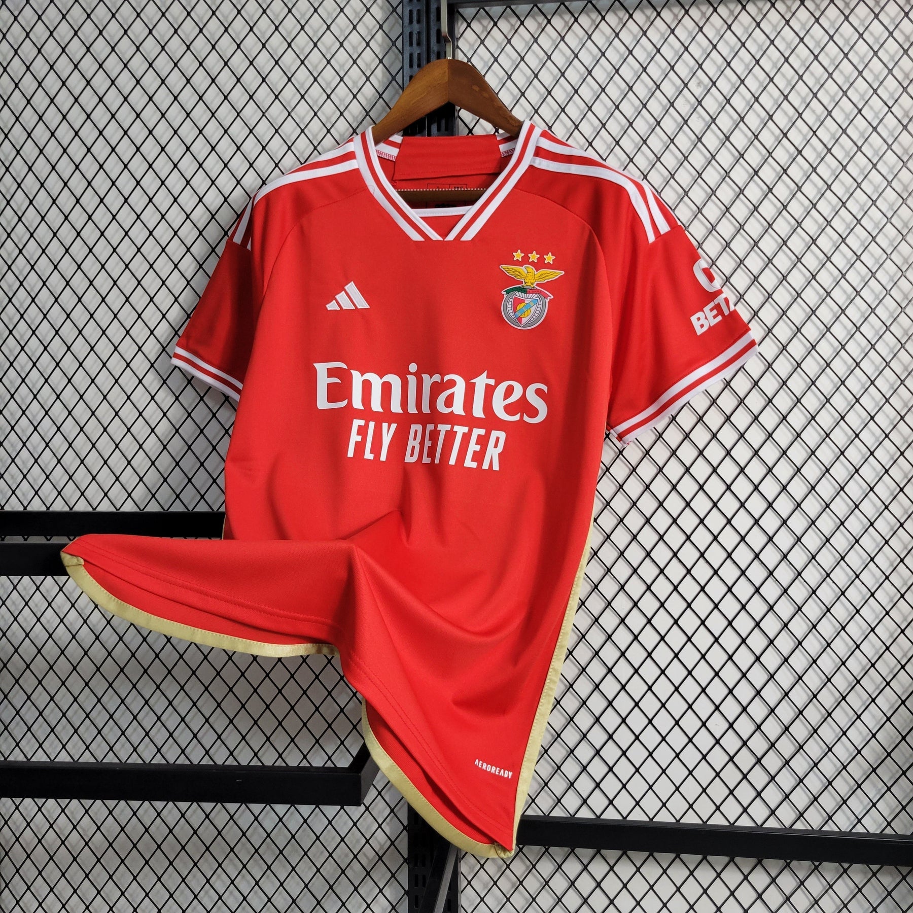 Camisa Benfica Home 23/24 - Adidas Torcedor Masculina