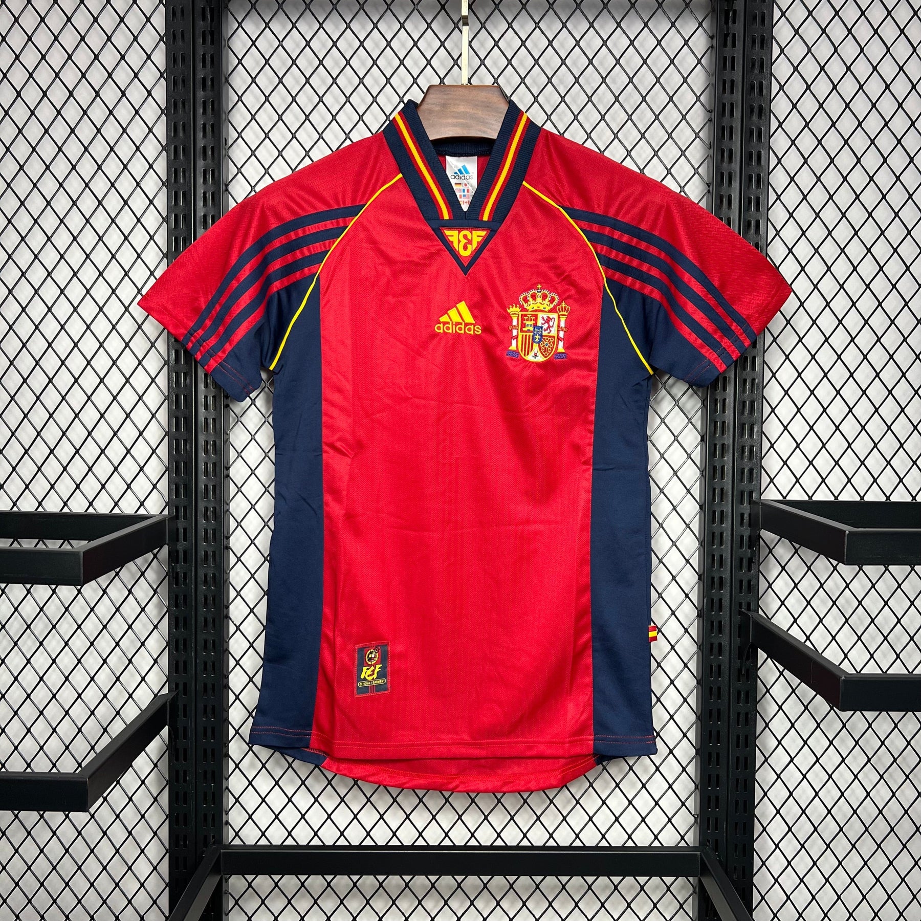 Camisa Espanha Home 1998 - Versão Retro
