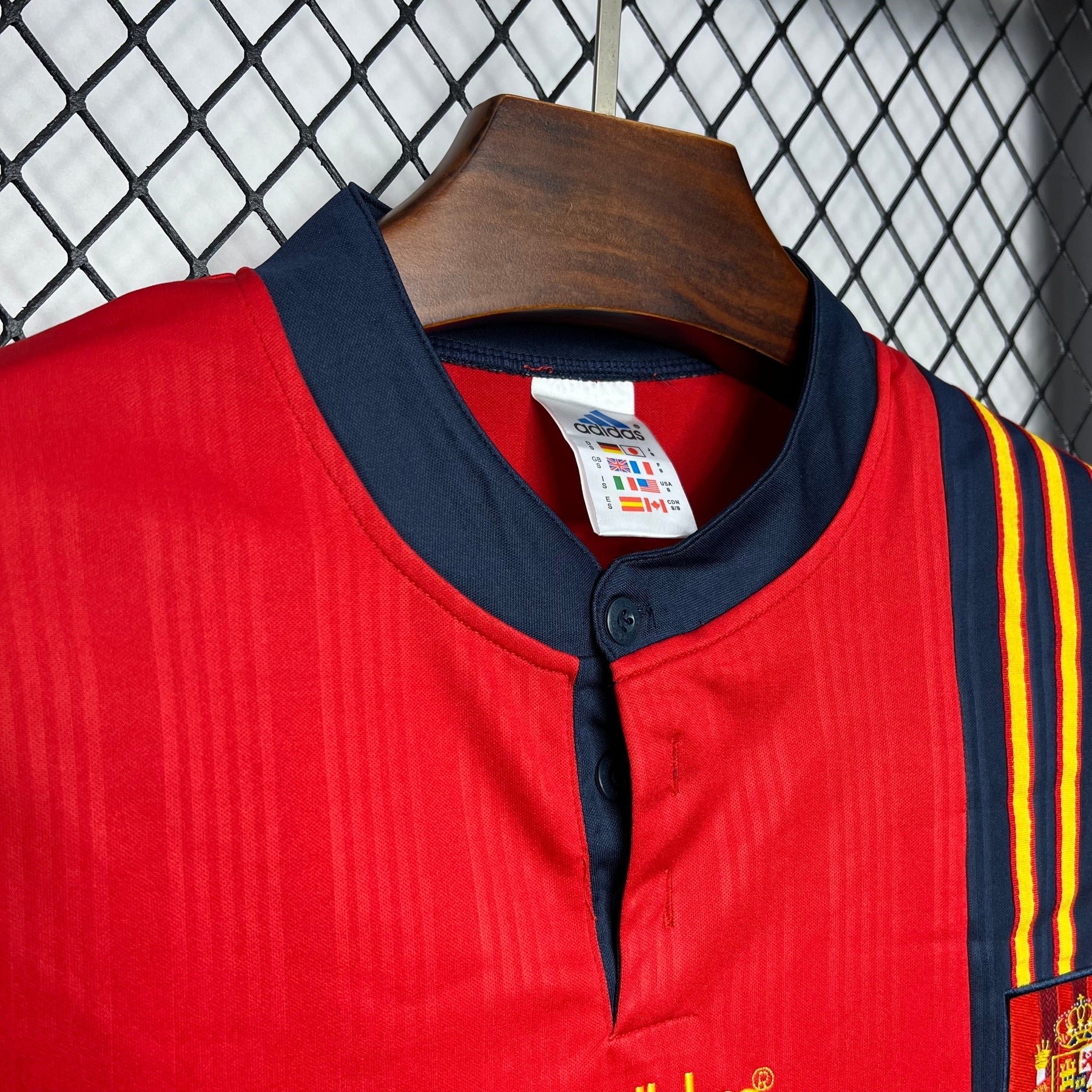 Camisa Espanha Home 1996 - Versão Retro
