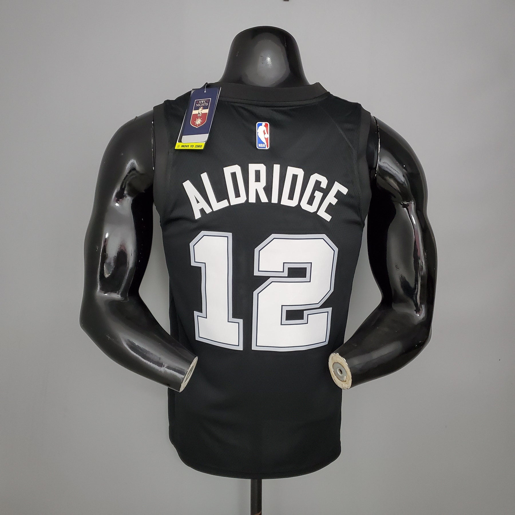 Camisa NBA San Antonio Spurs #12 Aldridge - City Edition Black