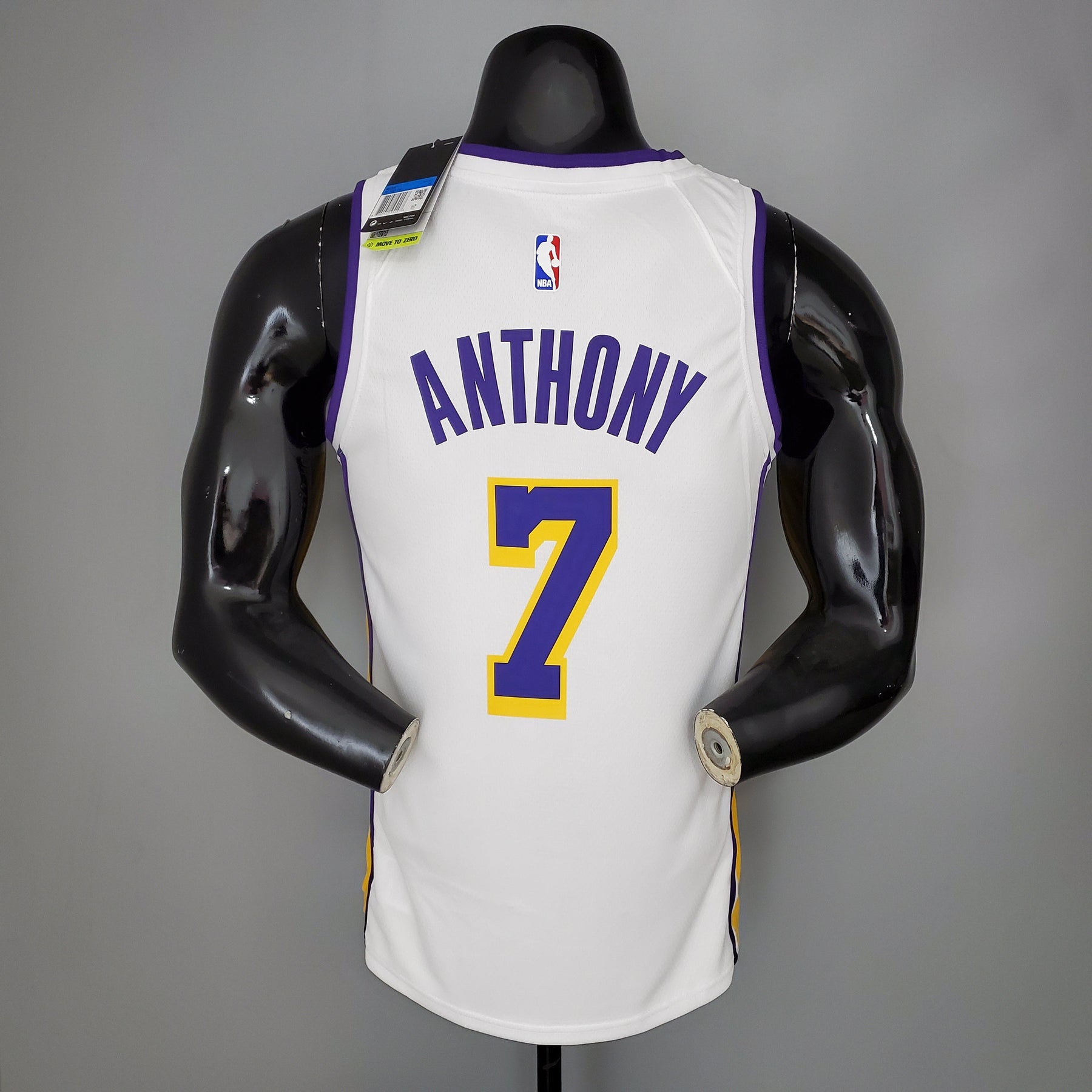 Camisa NBA Lakers #7 Anthony V-Neck White - 23/24