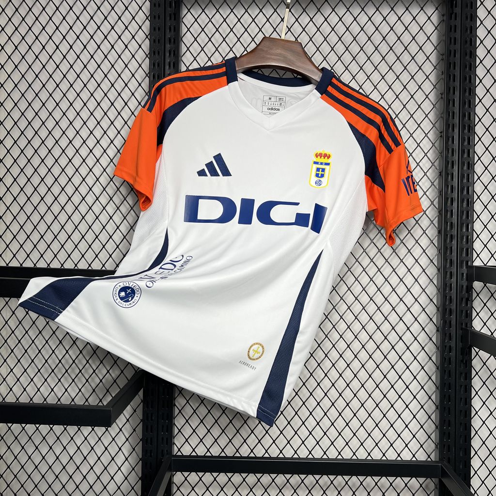 Camisa Real Oviedo Away 24/25 - Adidas Torcedor Masculina