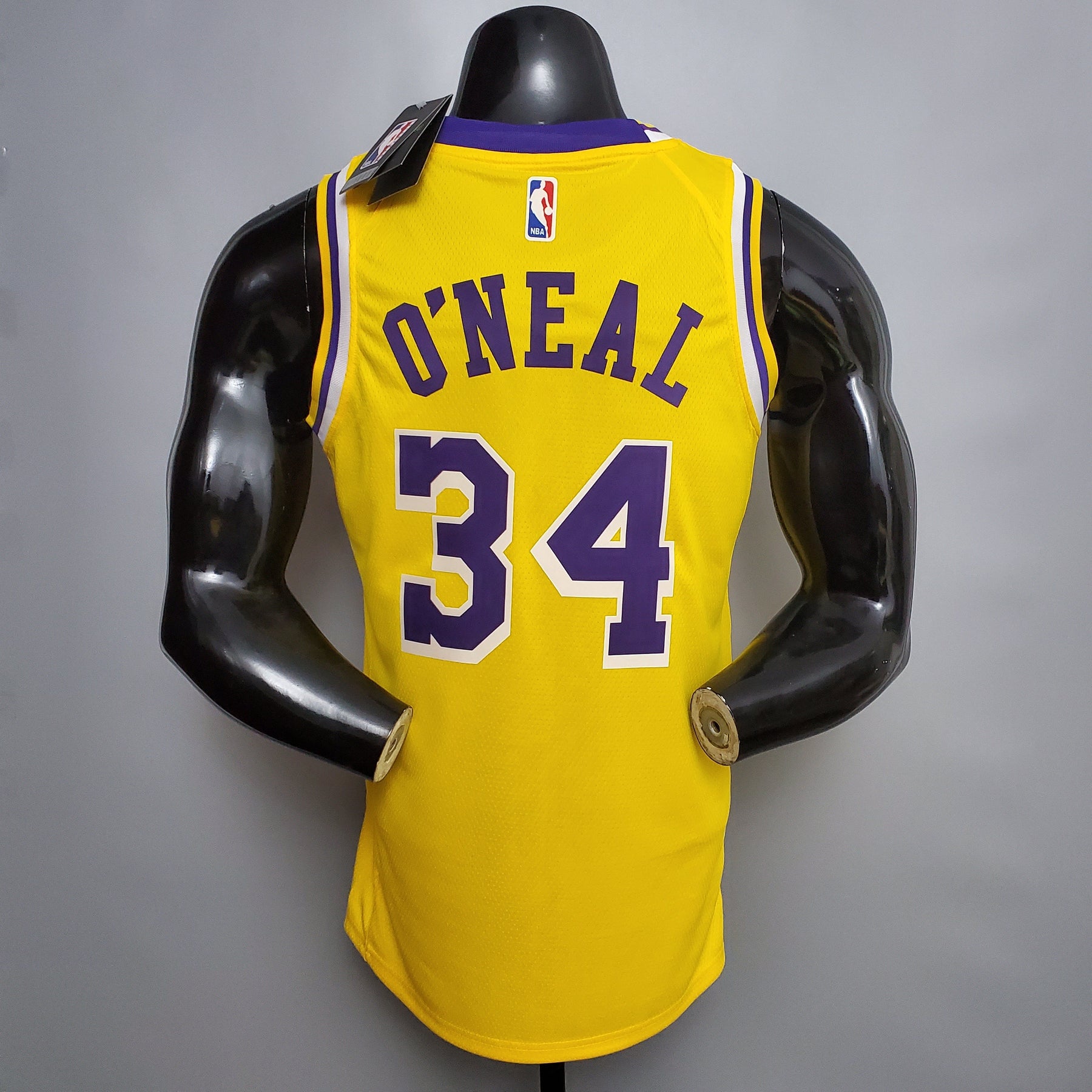 Camisa NBA Lakers #34 O'Neal Commemorative Yellow - 23/24