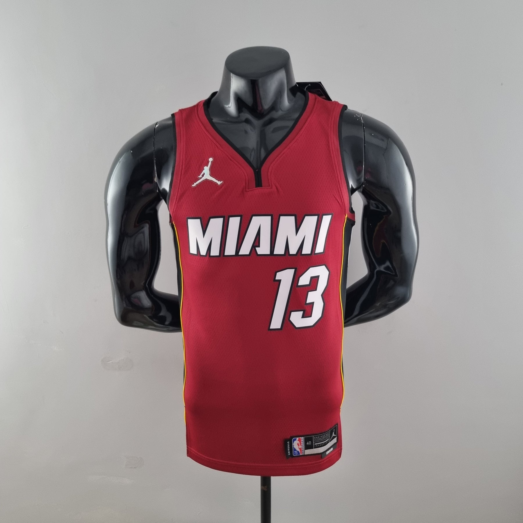 Camisa NBA Miami Heat #13 Adebayo - 75° Aniversário Red