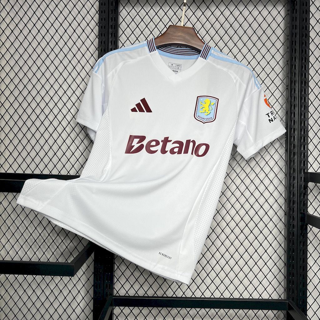 Camisa Aston Villa Villa Away 24/25 Castore Torcedor Masculina