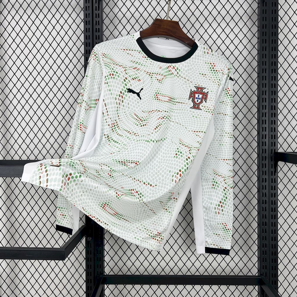 Camisa Portugal Away Manga comprida 25/26 - Torcedor Masculina