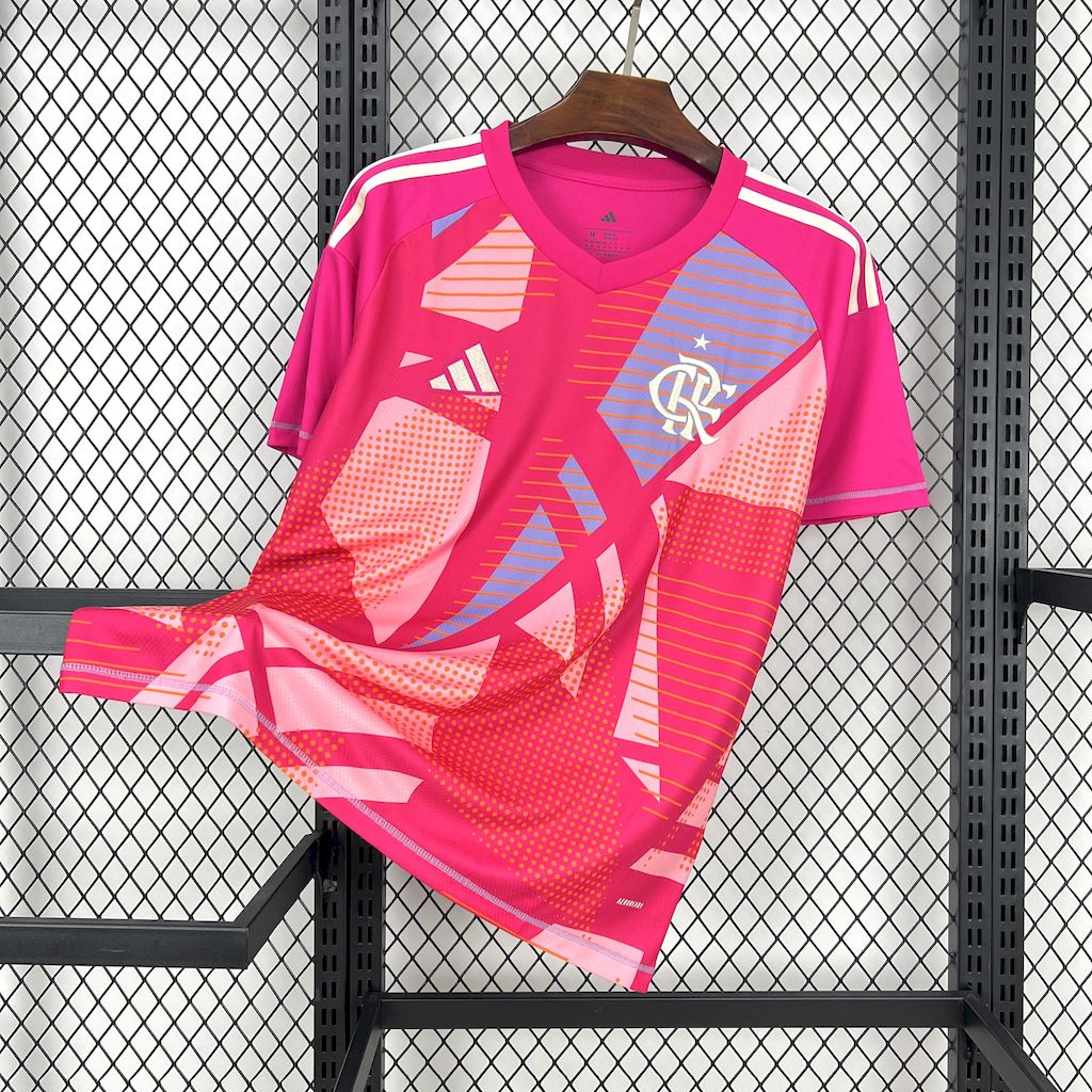 Camisa Flamengo Goleiro Rosa 25/26 - Torcedor Masculina