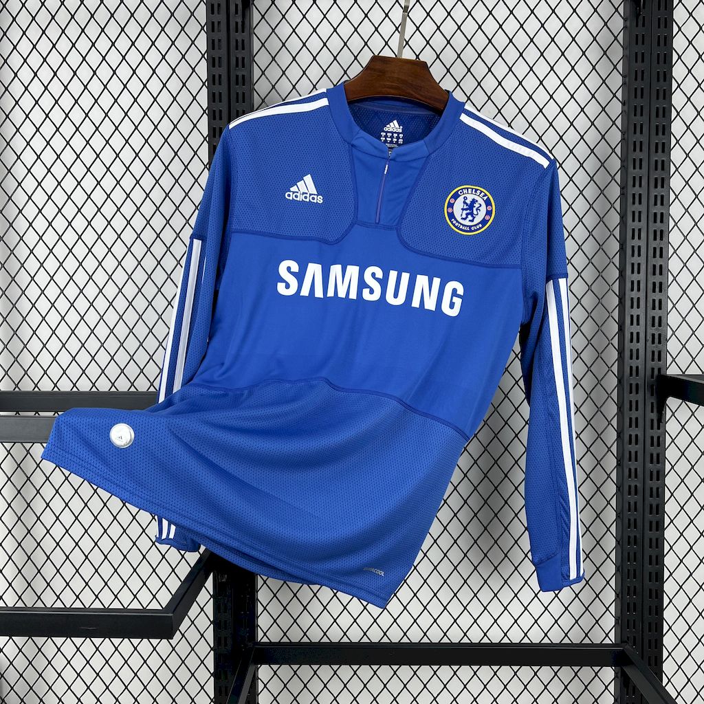 Camisa Chelsea Home 09/10 - Versão Retro Manga Comprida