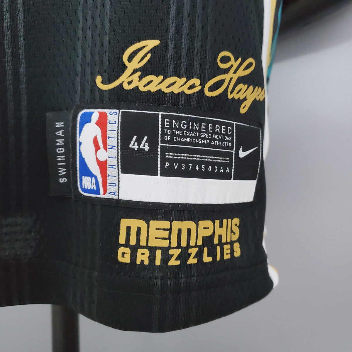 Camisa NBA Memphis Grizzlies #12 Morant - City Edition Black