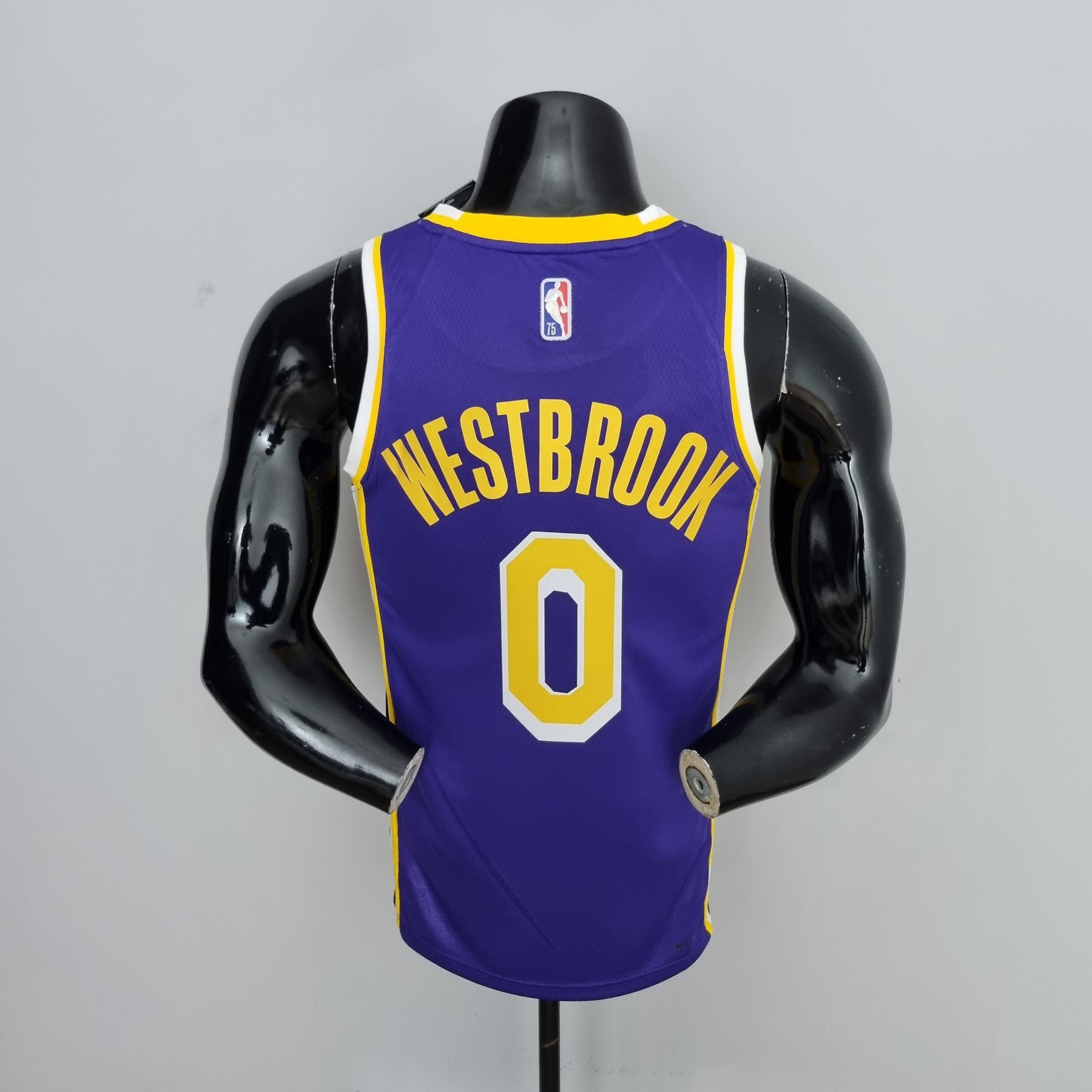 Camisa NBA Lakers #0 Westbrook Purple 75° Aniversário- 23/24