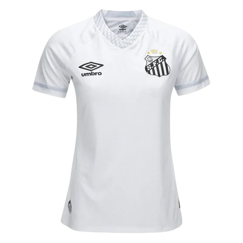 Camisa Santos Feminina I 25/26 - Branca