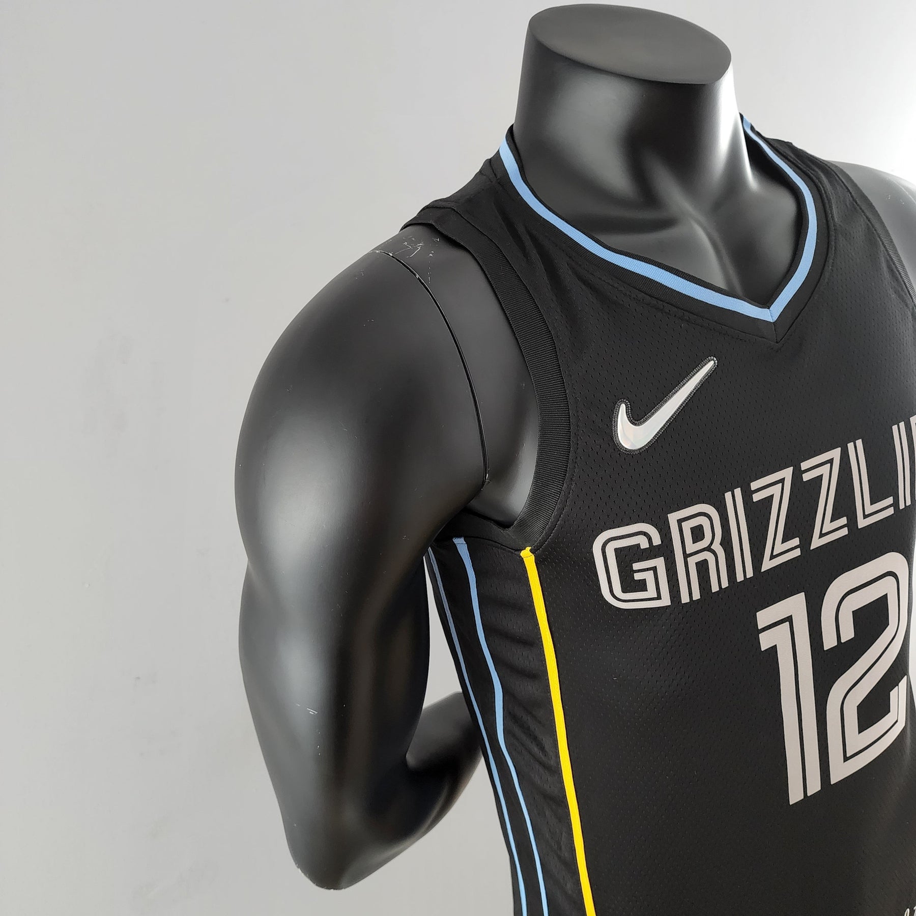 Camisa NBA Memphis Grizzlies #12 Morant - Honor Edition Black