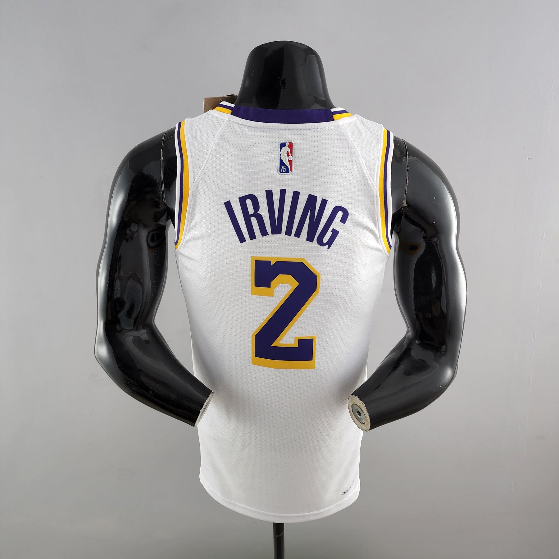 Camisa NBA Lakers #2 Irving 75° Aniversário Branca - 23/24