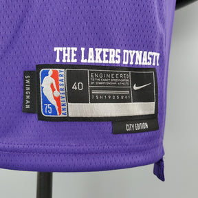 Camisa NBA Lakers #0 Westbrook City Edition Purple - 23/24