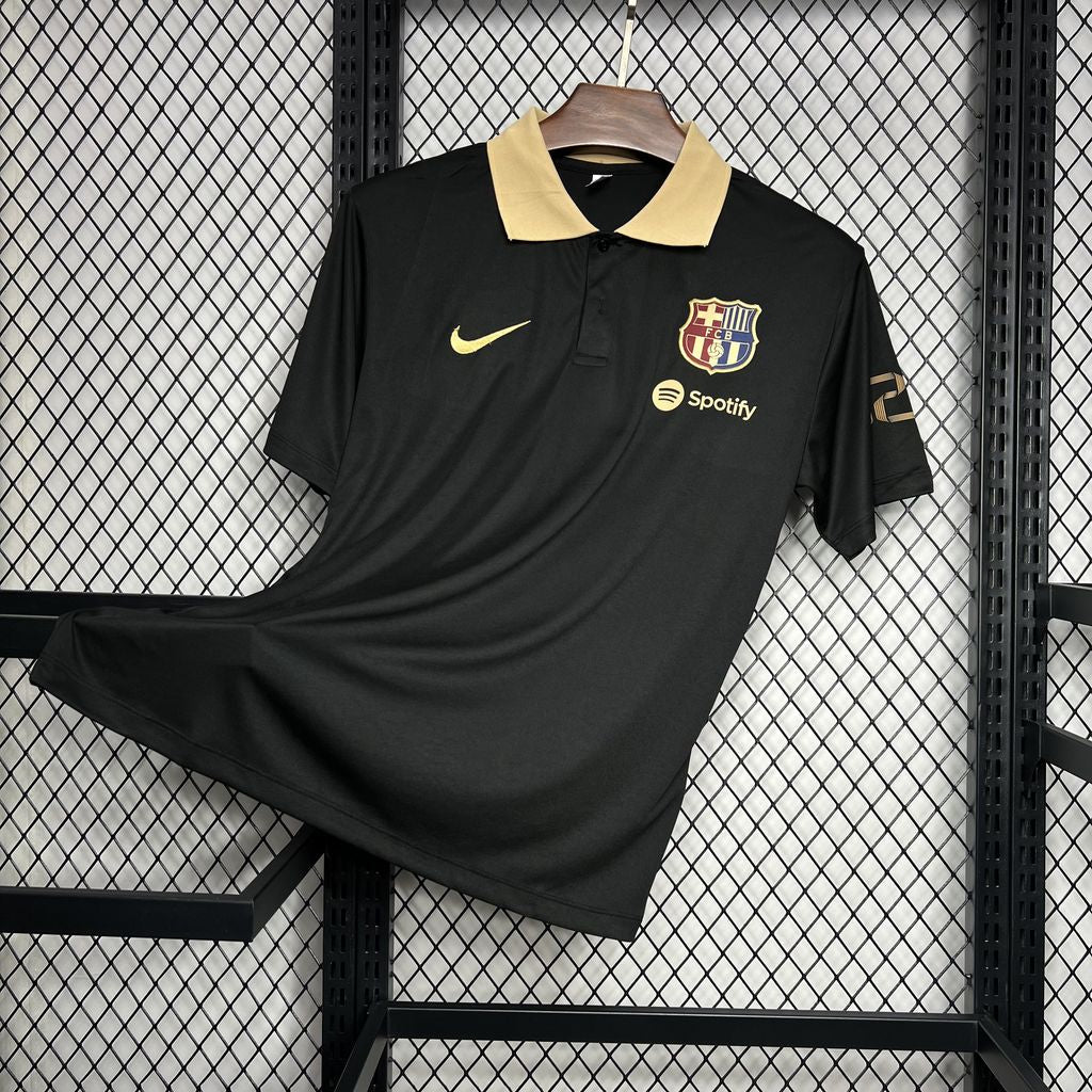 Camisa Barcelona Polo Black 24/25