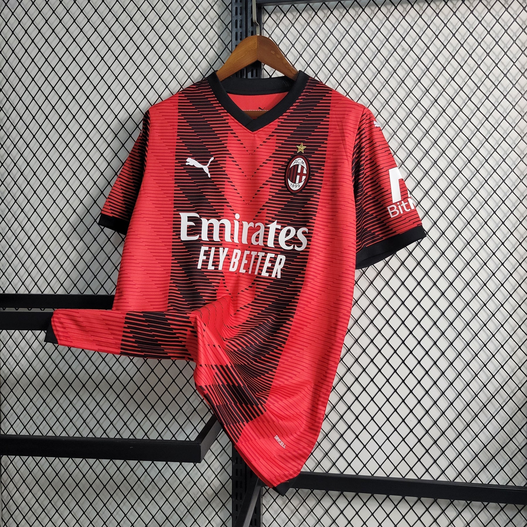 Camisa Milan Home 23/24 - Puma Torcedor Masculina