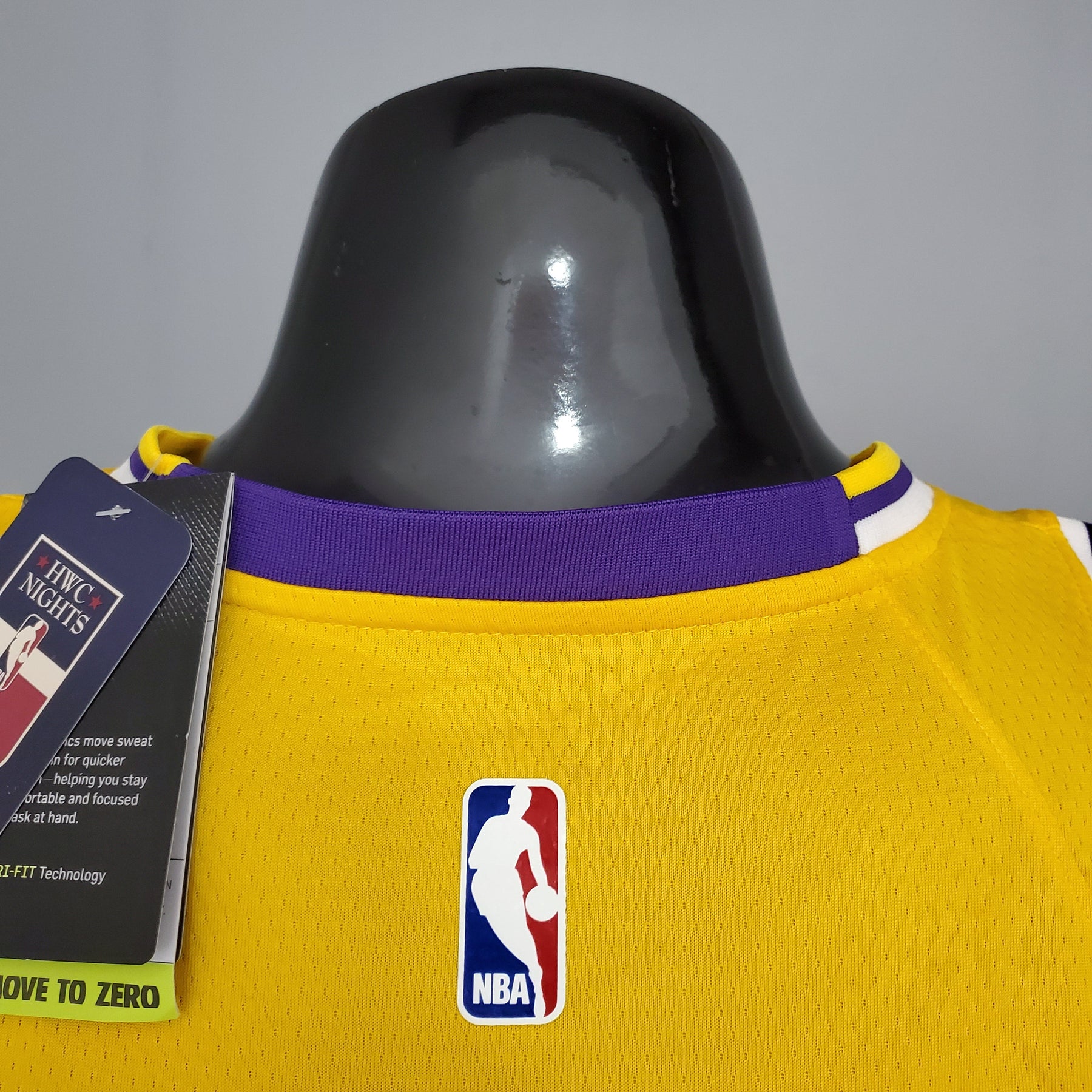 Camisa NBA Lakers #7 Anthony Crew Neck Yellow - 23/24