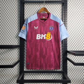 Camisa Aston Villa Home 23/24 Castore Torcedor Masculina