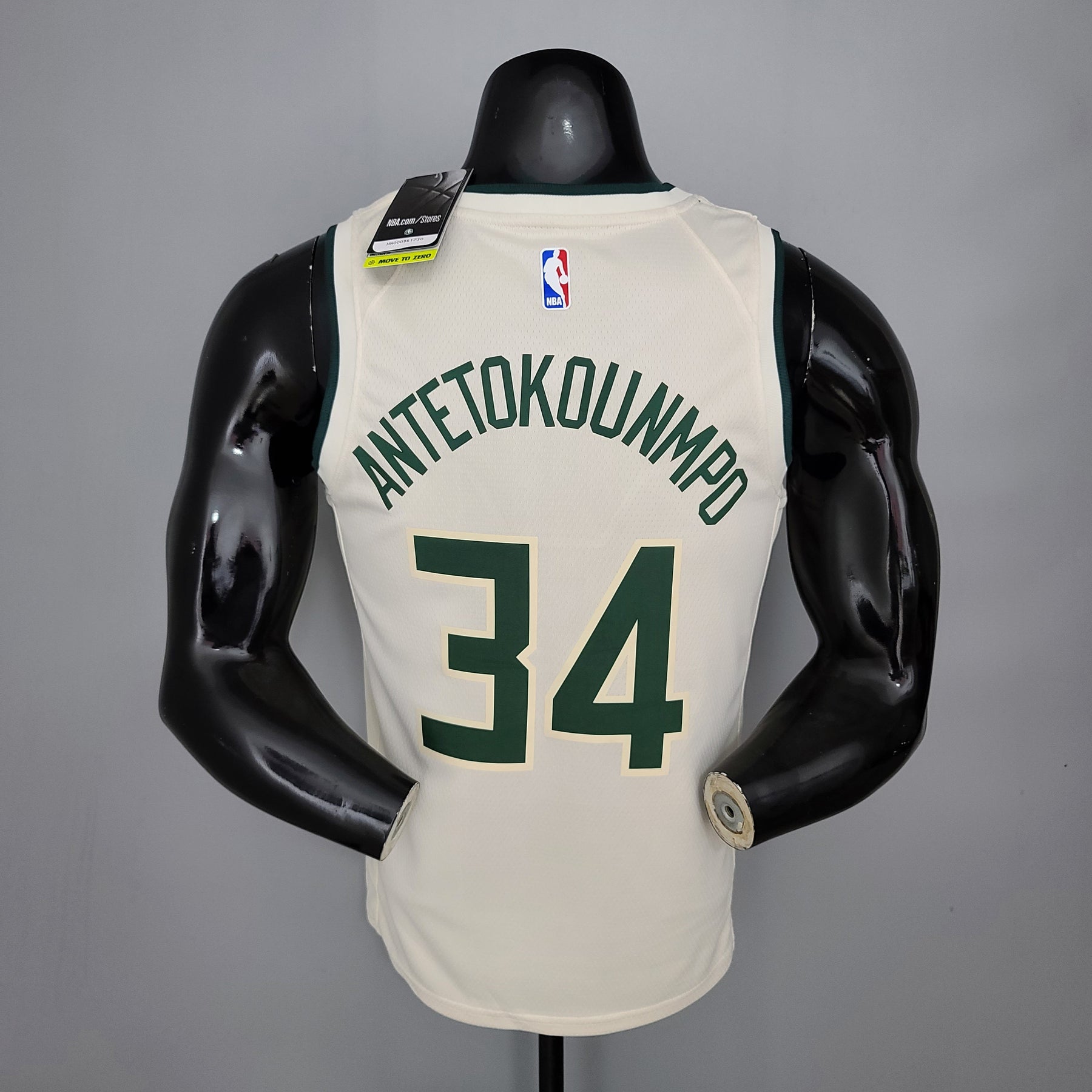 Camisa NBA Milwalkee Bucks #34 Antetokounmpo - Theme White