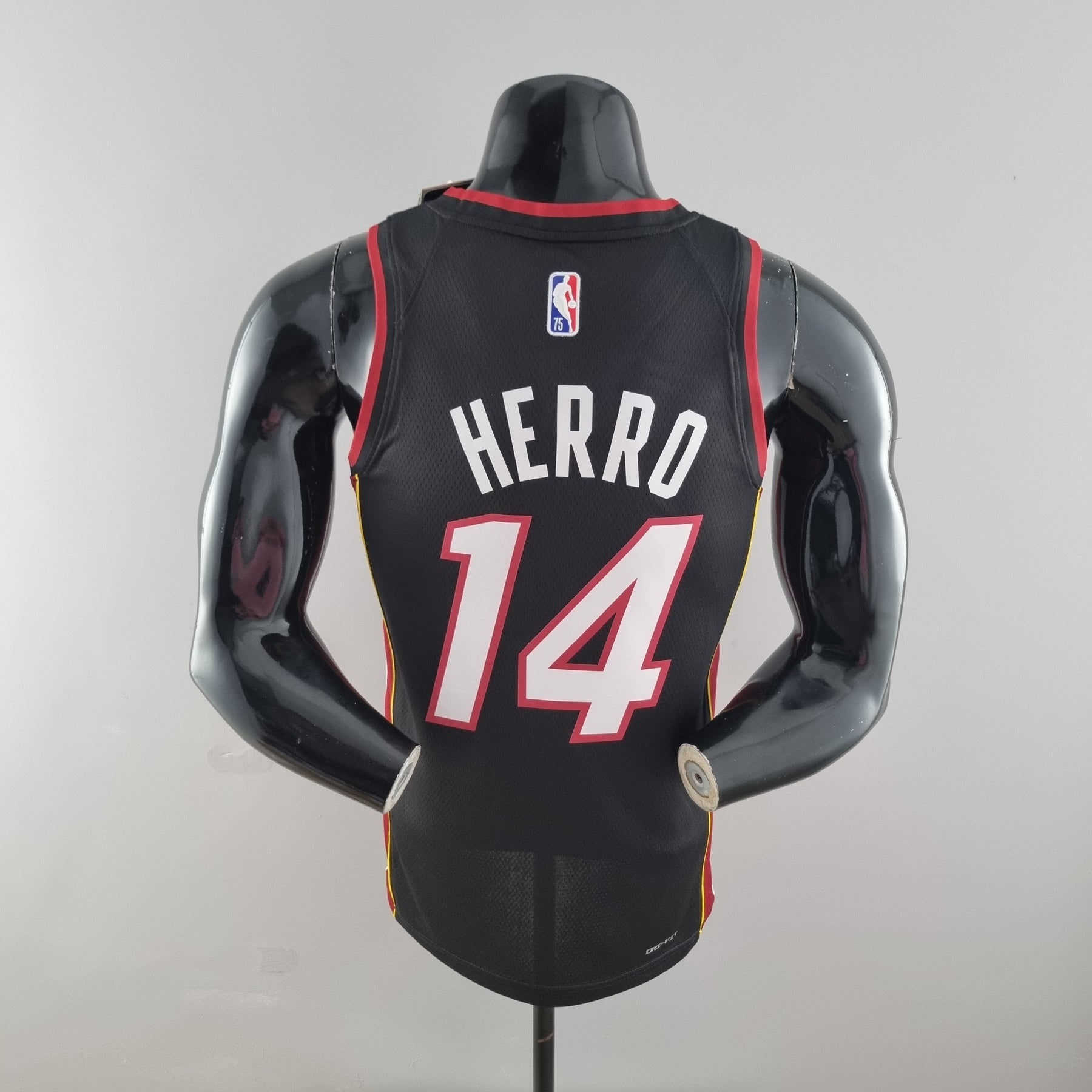 Camisa NBA Miami Heat #14 Herro - 75° Aniversário Black