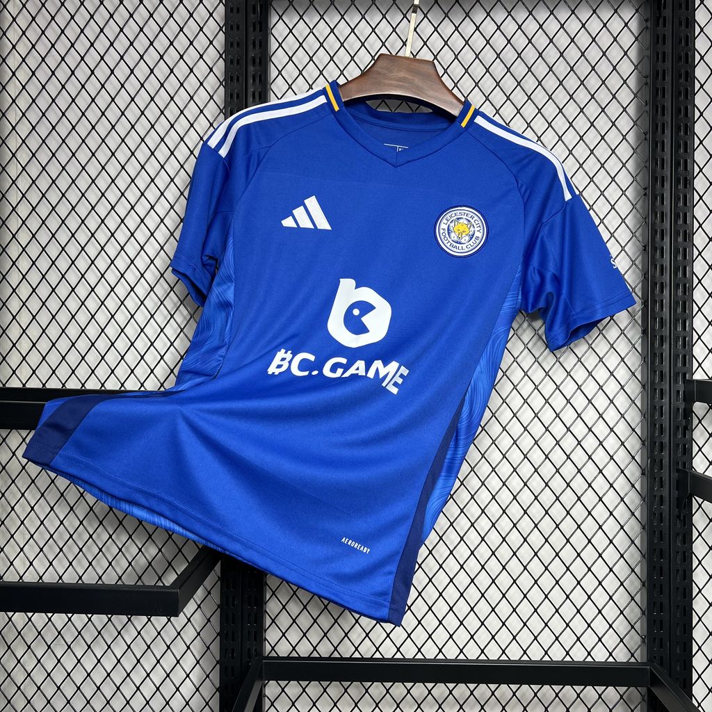 Camisa Leicester Home 24/25 Adidas Torcedor Masculina