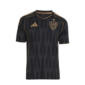 Camisa Atlético Mineiro III 25/26 - Torcedor Masculina - Preta e Dourada