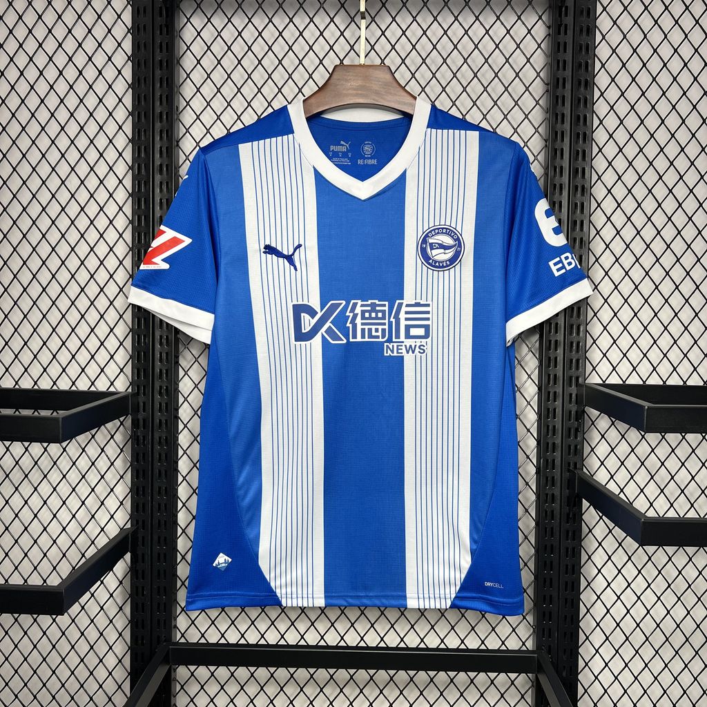 Camisa Alaves Home 24/25 - Torcedor Masculina