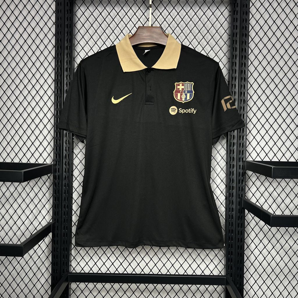 Camisa Barcelona Polo Black 24/25