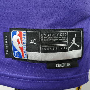 Camisa NBA Lakers #23 Jordan Purple 75° Aniversário- 23/24