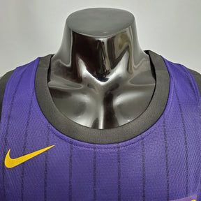 Camisa NBA Lakers #0 Young Purple Stripe - 23/24