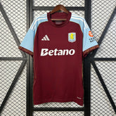 Camisa Aston Villa Home 25/26 Castore Torcedor Masculina - Lançamento