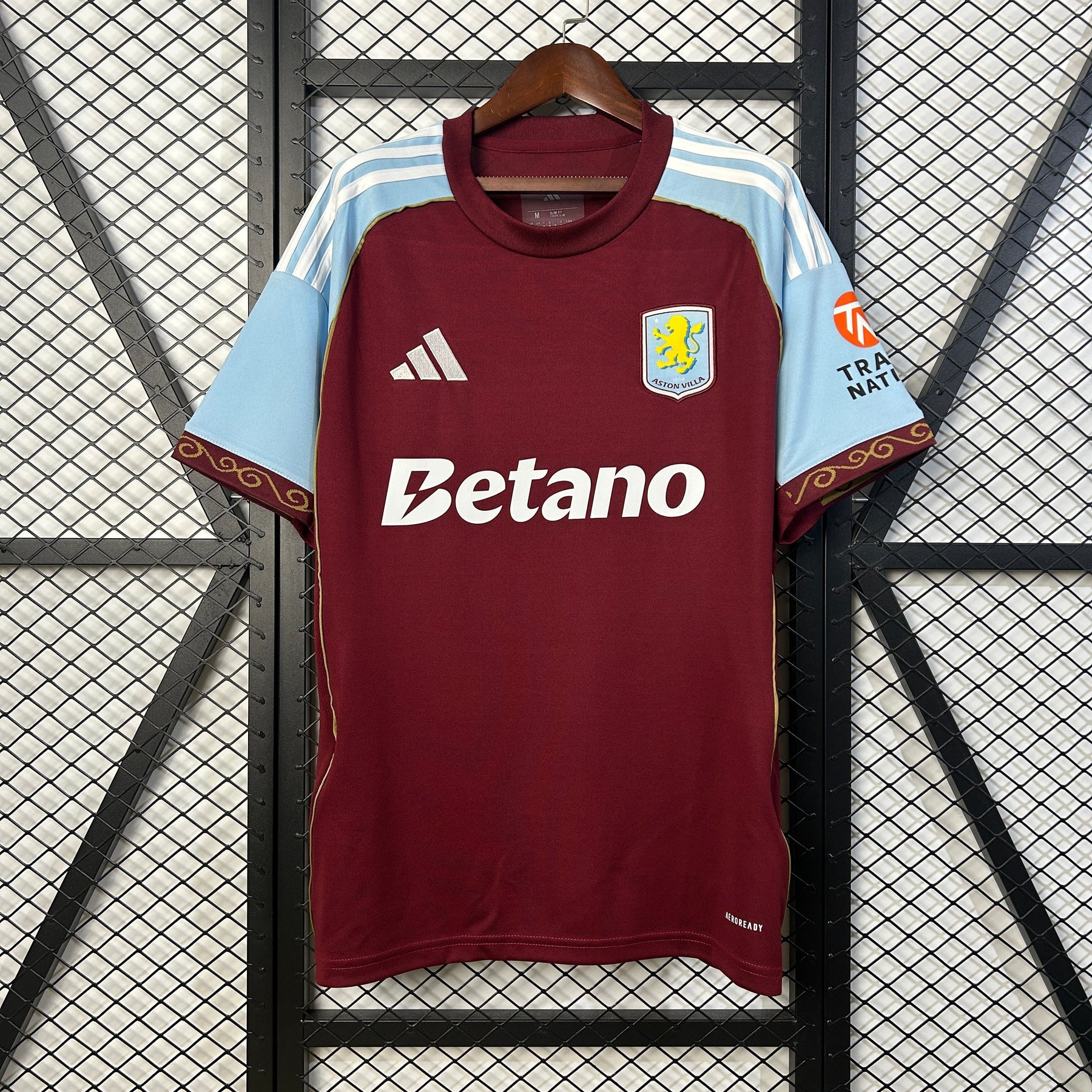 Camisa Aston Villa Home 25/26 Castore Torcedor Masculina - Lançamento