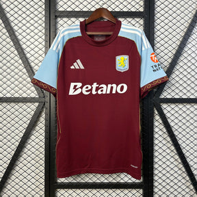 Camisa Aston Villa Home 25/26 Castore Torcedor Masculina - Lançamento