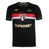 Camisa São Paulo III 25/26 - Torcedor Masculina - Preta e Dourado