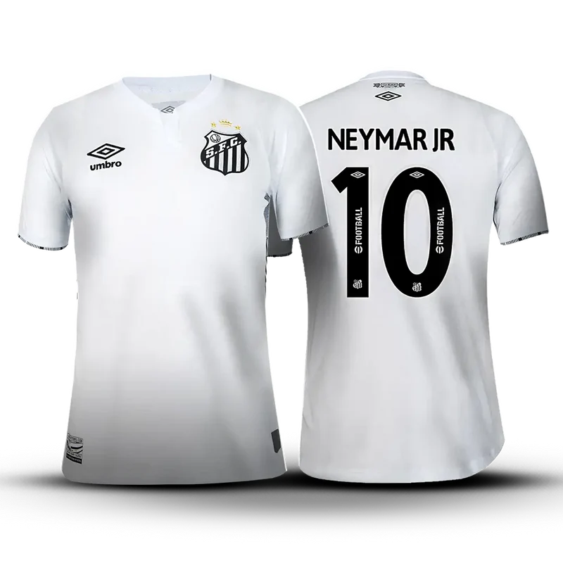 Camisa Santos Home Neymar Jr#10 24/25 - Torcedor Masculina