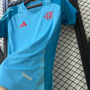 Camisa Flamengo Treino Azul 25/26 - Versão Feminina - Lançamento