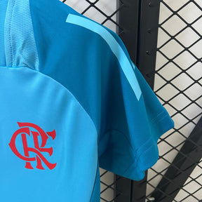 Camisa Flamengo Treino Azul 25/26 - Versão Feminina - Lançamento