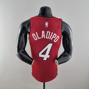 Camisa NBA Miami Heat #4 Oladipo - 75° Aniversário Red