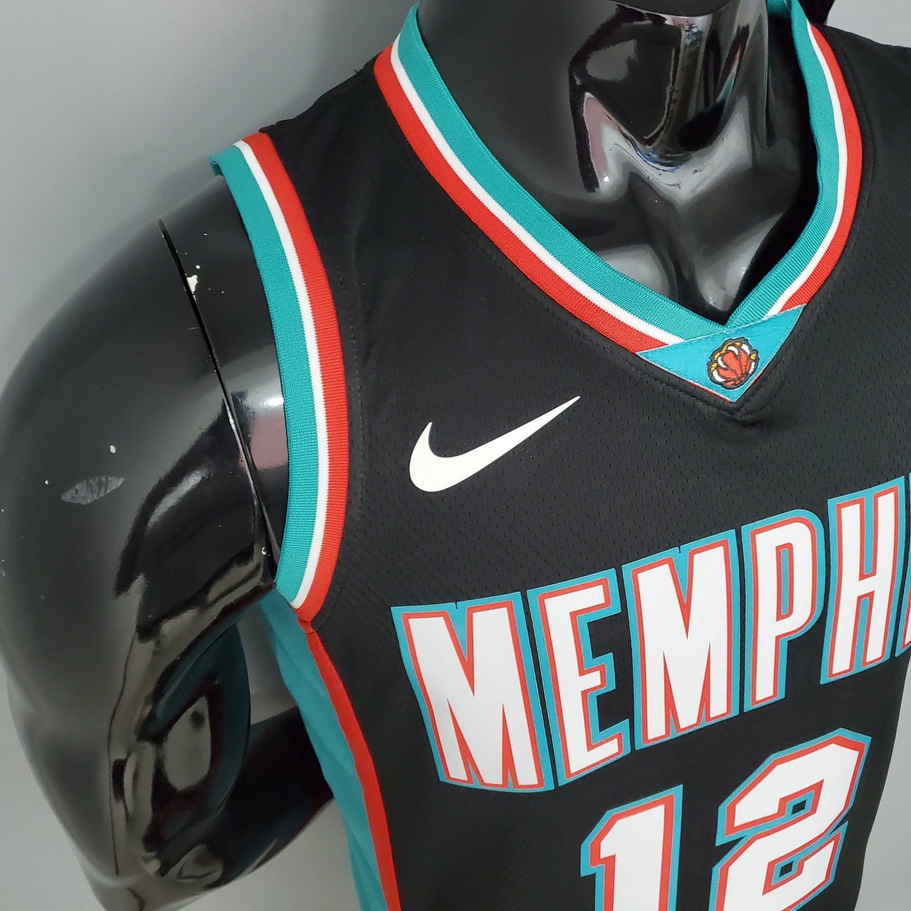 Camisa NBA Memphis Grizzlies #12 Morant - Retro Black