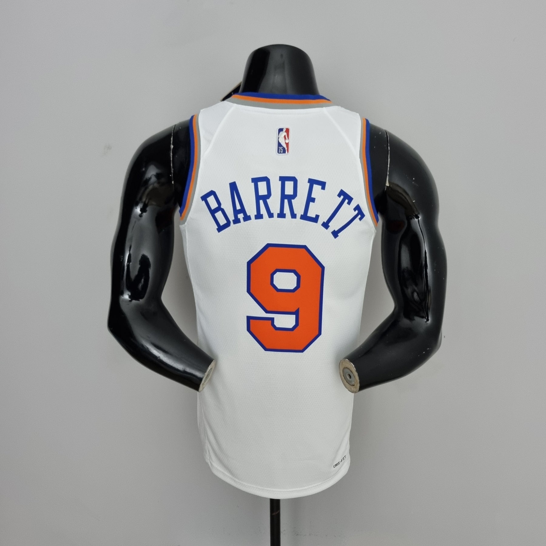 Camisa NBA NY Knicks #9 Barret - 75° Aniversário White