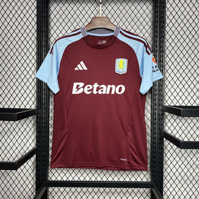 Camisa Aston Villa Villa Home 24/25 Castore Torcedor Masculina