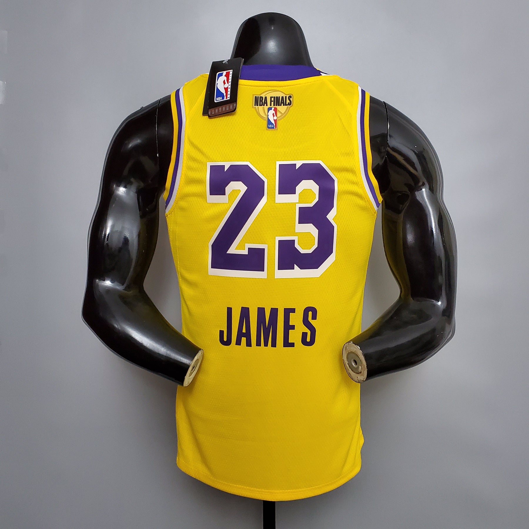 Camisa NBA Lakers #23 James Finals Yellow - 23/24