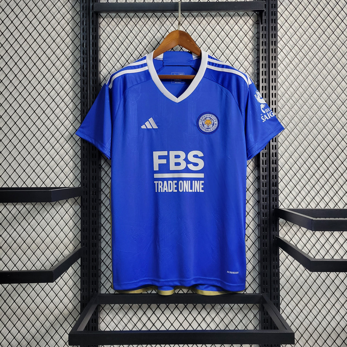 Camisa Leicester Home 23/24 Adidas Torcedor Masculina