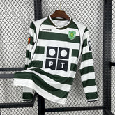 Camisa Sporting Titular 01/02 - Versão Retro Manga Comprida