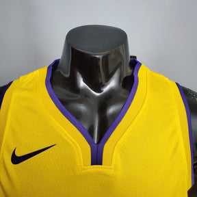 Camisa NBA Lakers #24 Bryant V-neck City Yellow - 23/24