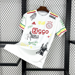 Camisa Ajax Amsterdanlm Bob Marley 40th 25/26 - Versão Torcedor
