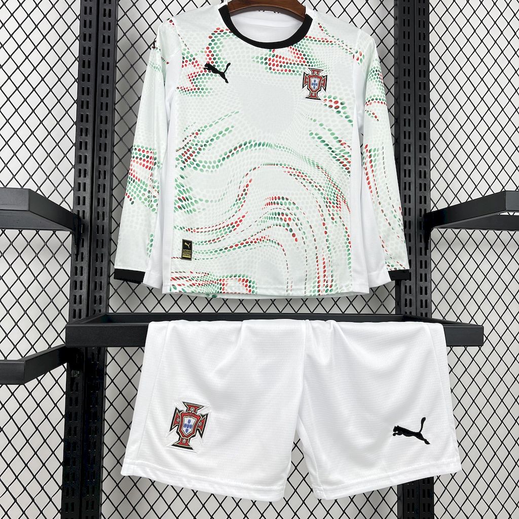 Kit Infantil Portugal Away 25/26 - Manga longa