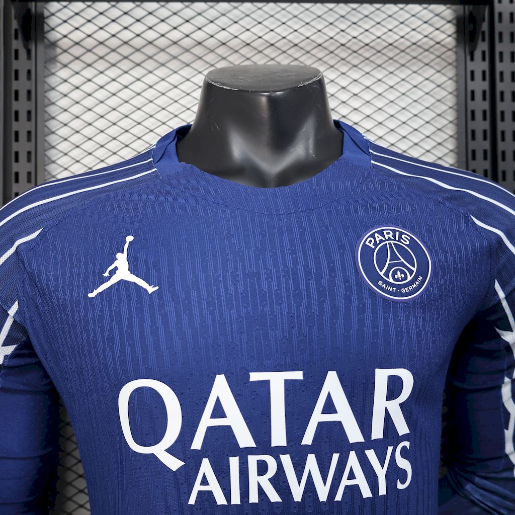 Camisa PSG Fourth Away 25/26 - Versão Jogador Manga Comprida