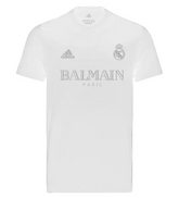 Camisa Real Madrid X Balmain Branca 23/24 - Adidas Torcedor Masculina